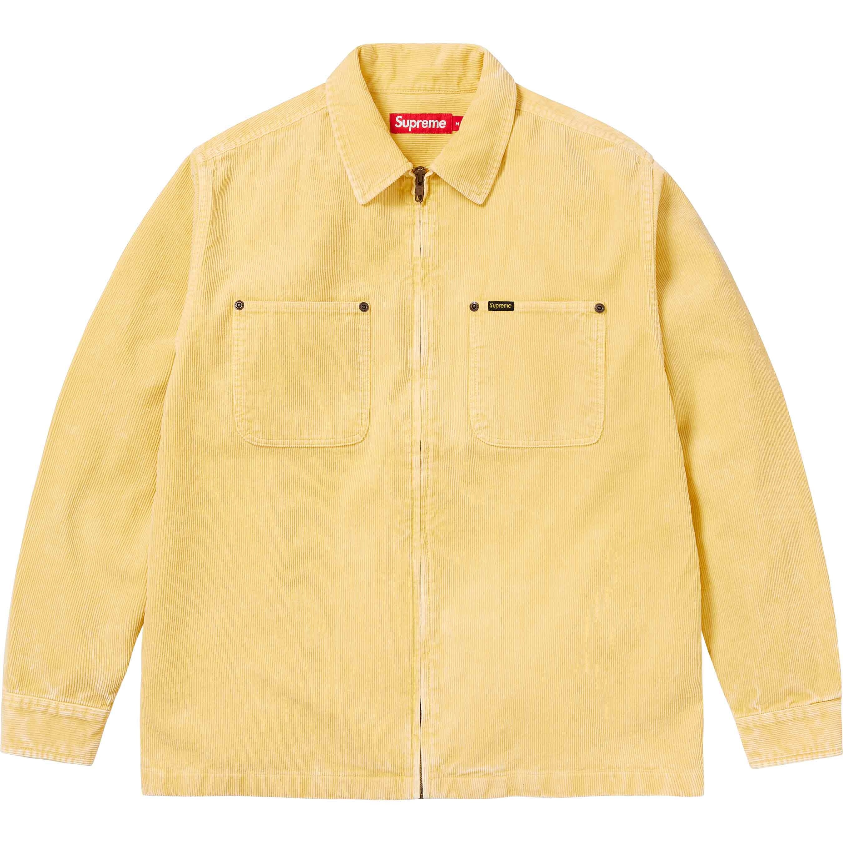 Washed Corduroy Zip Up Shirt view 10